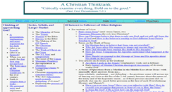 Desktop Screenshot of christianthinktank.com